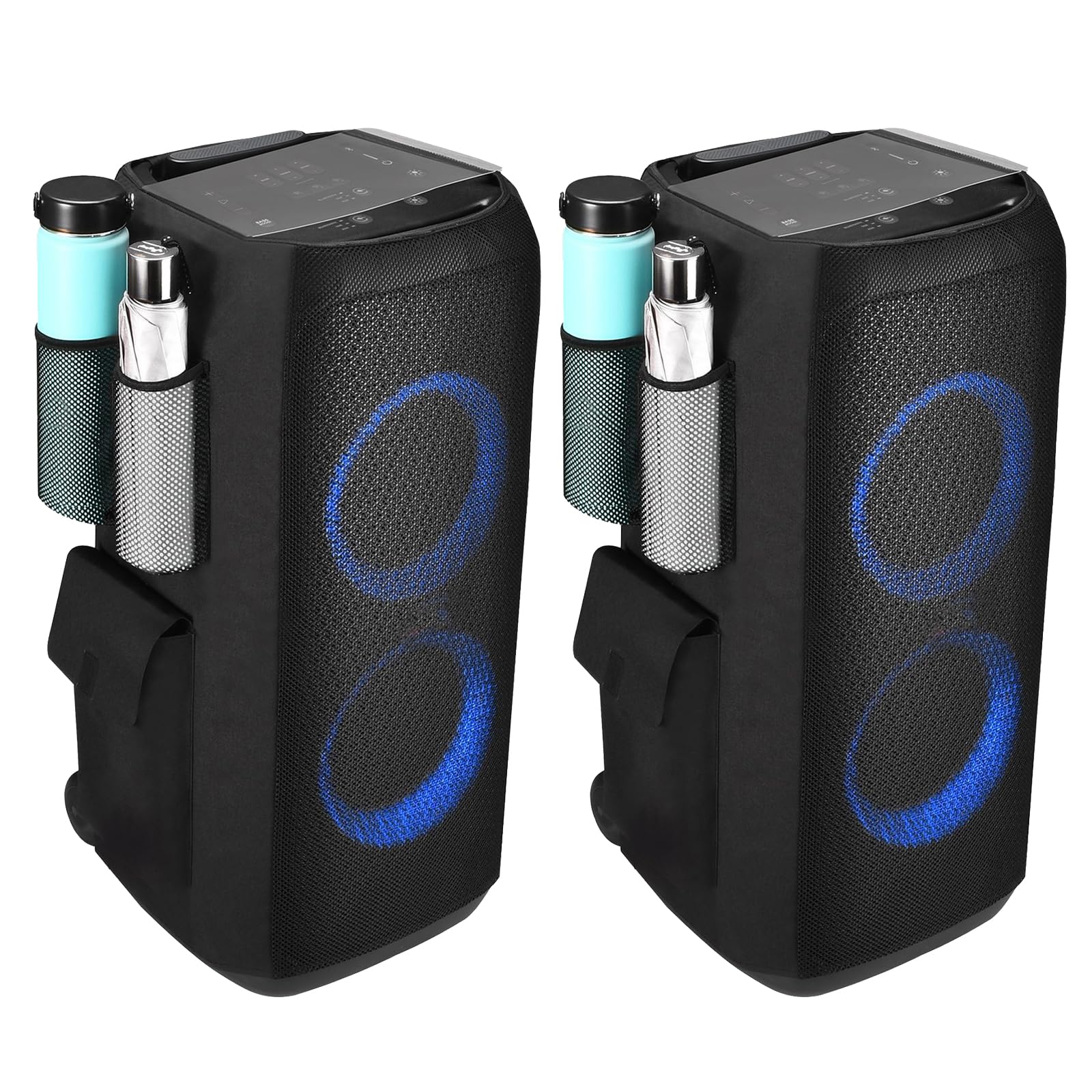 Multifunzionale Custodia Protettiva Borsa per JBL PartyBox 310, Impermeabile, Traspirante Pieghevole JBL Party Box 310 Accessori con Più Borse 2 Pezzi