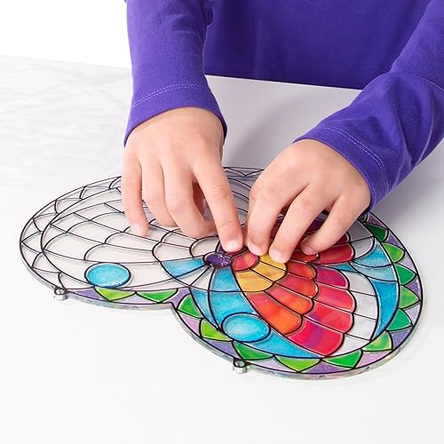 Miniatura 9 de Kit de actividades Stained Glass Made Easy: mariposa 140 + pegatinasMelissa & Doug