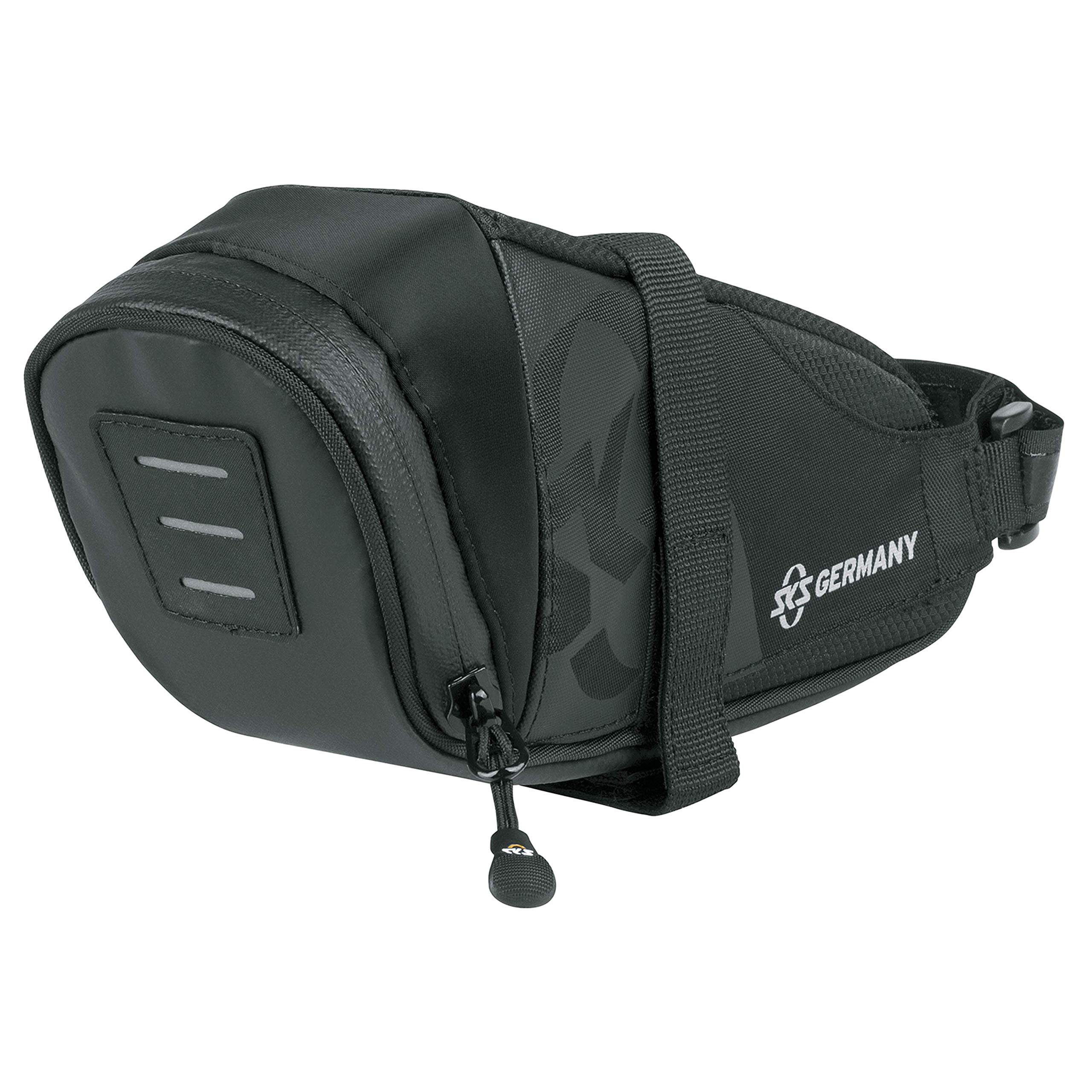 SKS GERMANY RACER Sacoche de vélo de route pour accessoires de vélo (sac aérodynamique avec fermetures éclair laminées et imperméables avec fermeture éclair Easy-Zip, grand volume)
