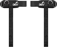 Vista 9 de Ekkovision Correas de levantamiento de pesas con anillo en D con puños, soporte de muñeca para hombres, correas de elevación gruesas y cómodas
