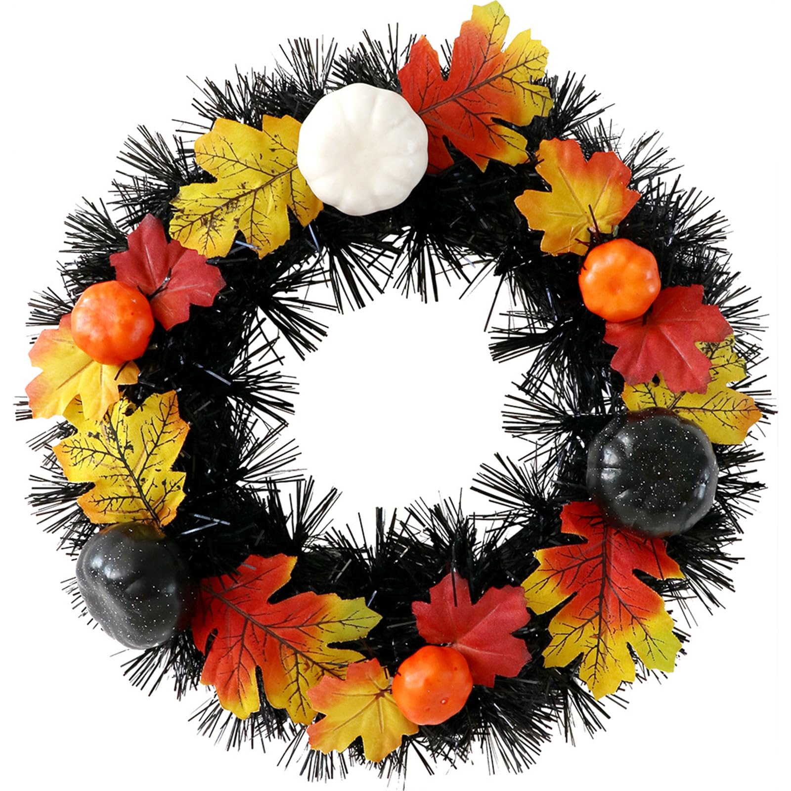 Wall Mounted Realistic Flower Wreath Eye Catching Garlands for Halloween Enthusiasts Door Hangings Party Essential Party Accessory