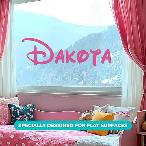 Miniatura 3 de Calcomanía de pared de la serie de nombres personalizados, decoración de bebé, niño y niña, calcomanía mural para decoración del interior del hogar,