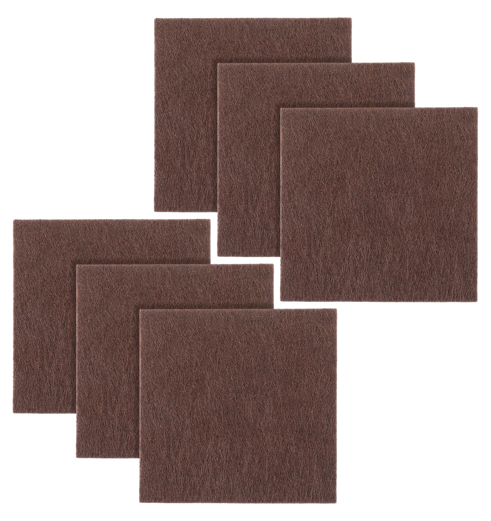 6 PCS Furniture Pads Floor Protectors, 10 * 10 cm Felt Furniture Pads