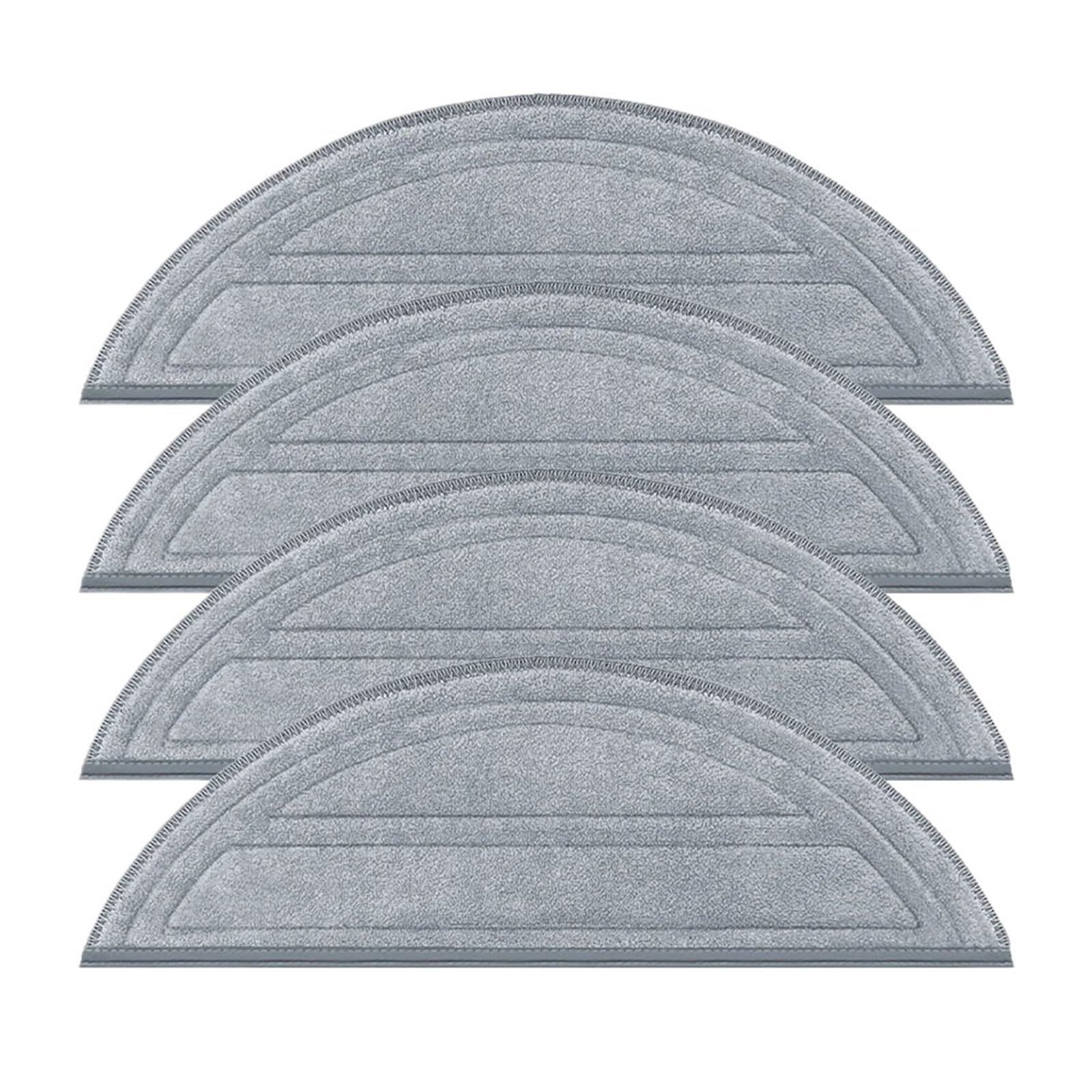 LTDXLNBWQ 4/10Pcs Mop Cloth Pads, Compatible With Roborock Q10 S5 /Q10 S5+ /Q10 VF /Q10 VF+ /Q10V /Q10V+ Vacuum Cleaner Parts Replacement