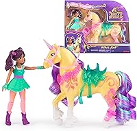 Vista 13 de Academia de Unicornios, Set de Poder de Amistad de Valentina y Ceniza con Silla de Montar y Accesorios, Muñecas y Juguetes de Unicornio, Regalos