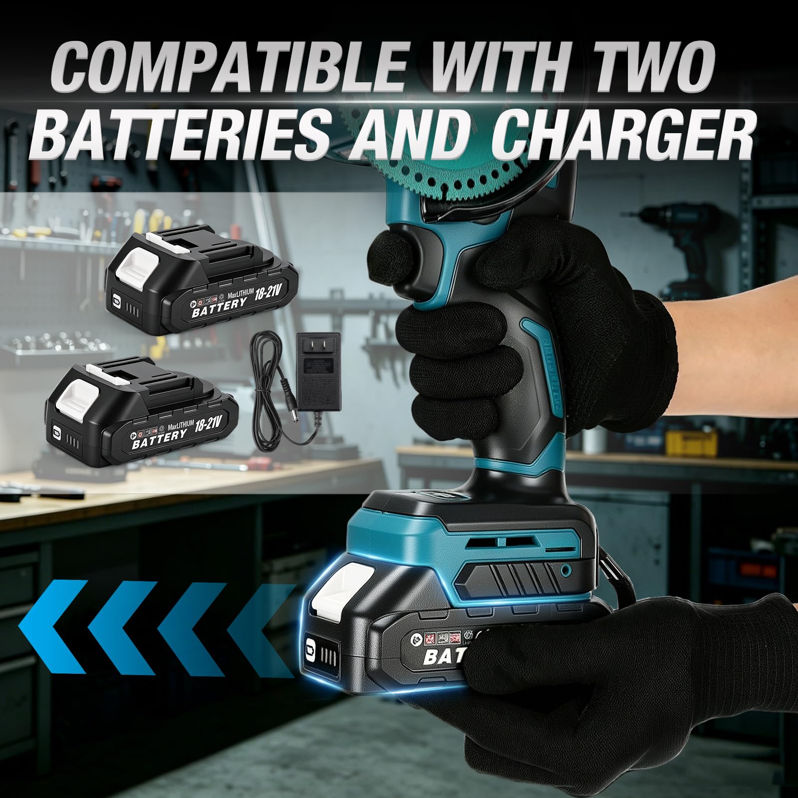 Cordless Cut Off Tool - 4 Inch Mini Saw -2
