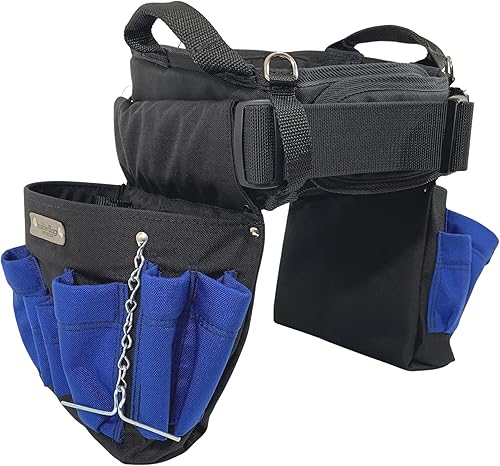 Miniatura 3 de BOULDER BAG Professional Electrician's MAX Combo con cómodo cinturón de herramientas de soporte de espalda, hebilla de liberación rápida, cinturón