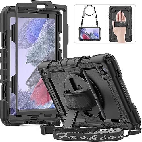 HXCASEAC Funda para Galaxy Tab S6 Lite 20202022 (SM-P613P619P610P615), Samsung S6 Lite con soporte para bolígrafo, correa de mano giratoria