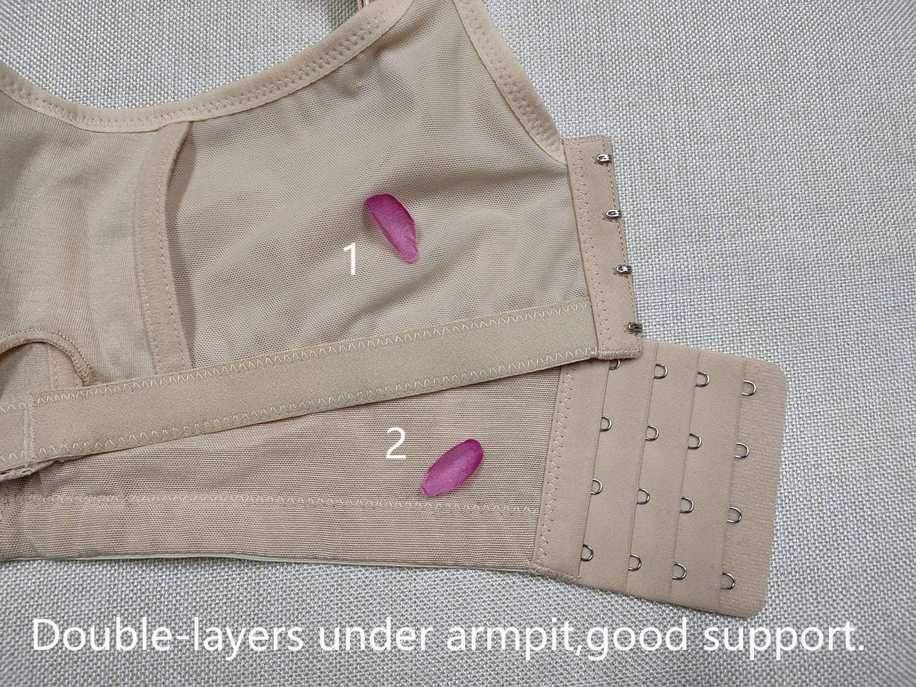 Women Everyday Bra for Mastectomy Silicone Breast Inserts image 4