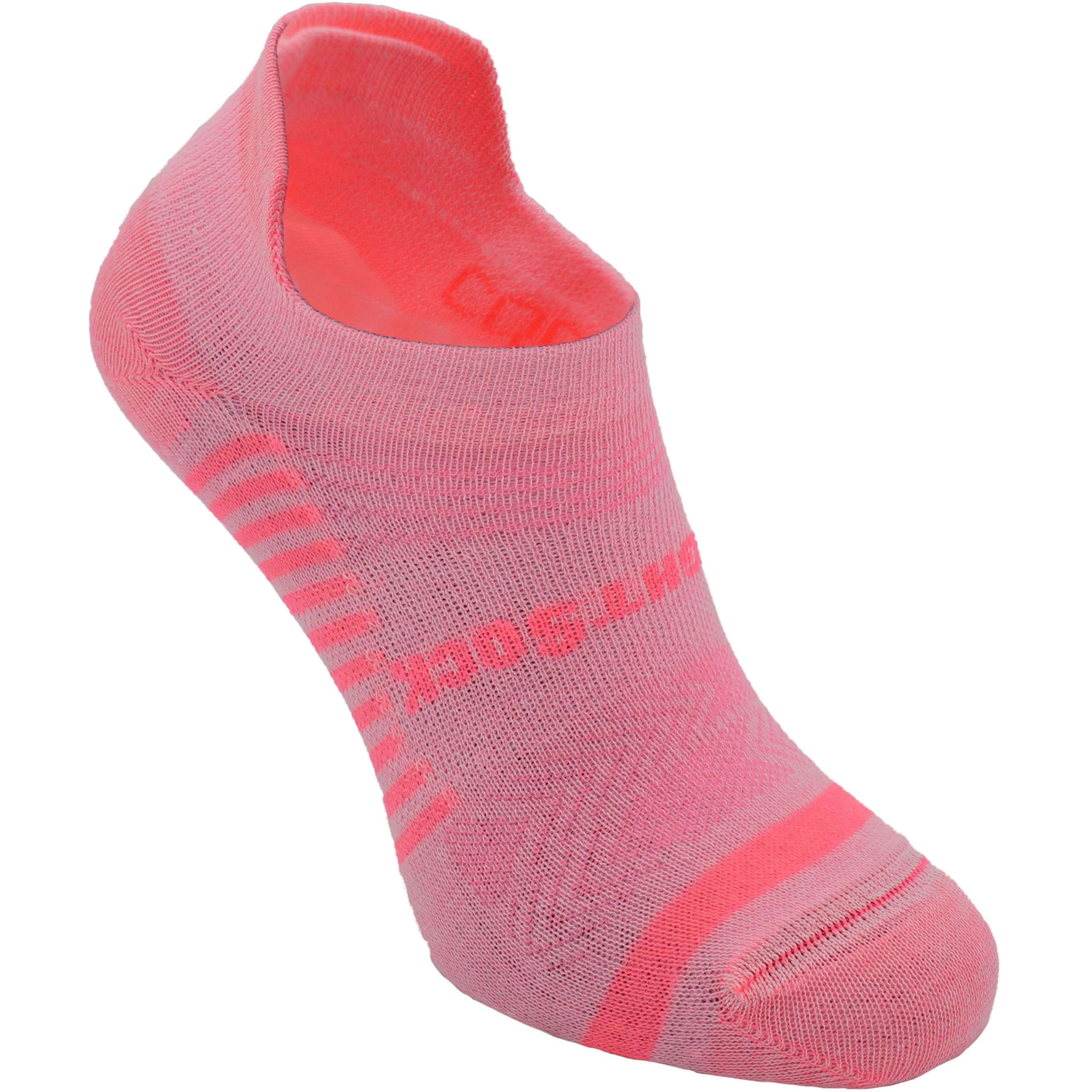 Wrightsock CoolMesh II Tab Anti Blister Socks – Double Layer, Moisture Wicking, Blister Prevention & Breathable Running, Hiking & Everyday Socks for Men & Women (size: small, Pink)