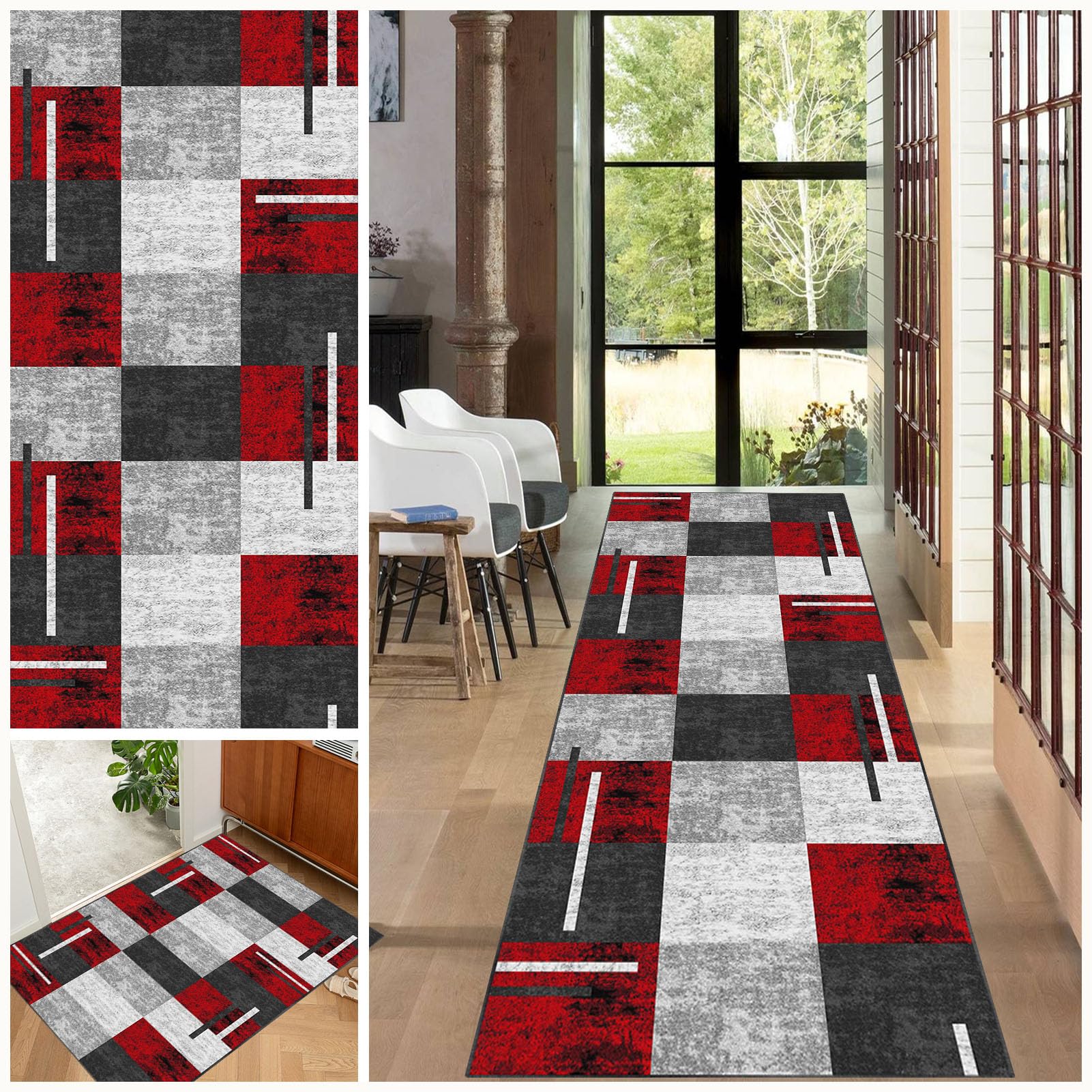 Tapis de couloir long en polyester de haute qualité 50x450 cm