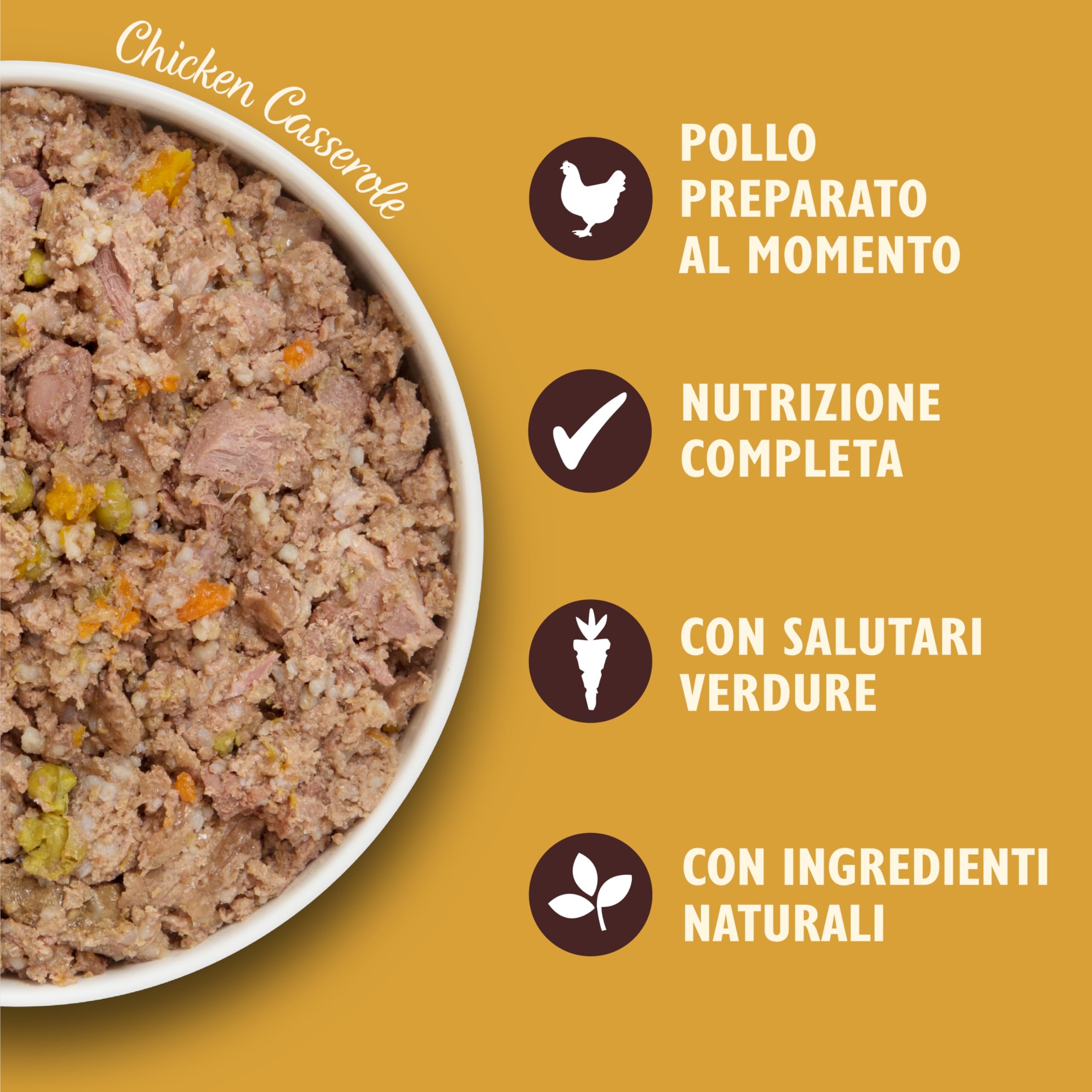 Lily's Kitchen Prodotto con ingredienti naturali Cibo umido per Cani Spezzatino di pollo con tacchino 6 x 400 g