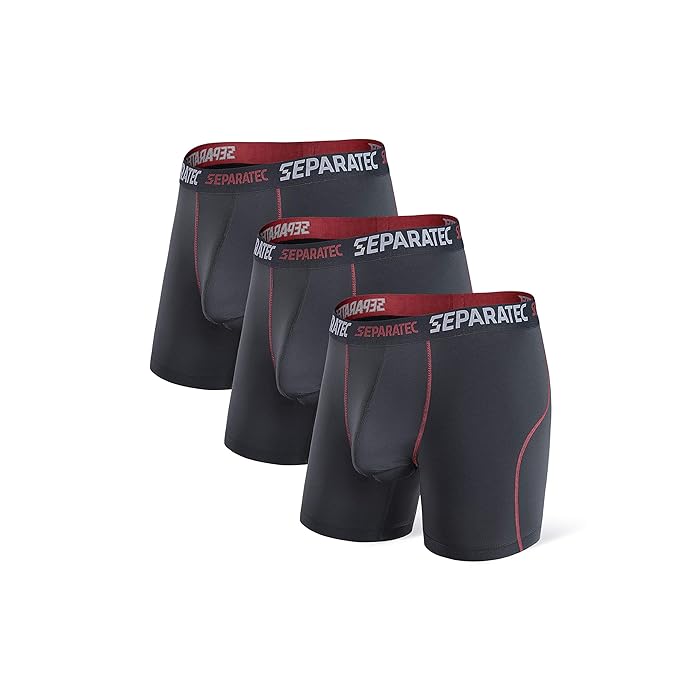 Buy Men's Boxer Briefs Underwear Dual Pouch Quick Dry Polyamide Sports