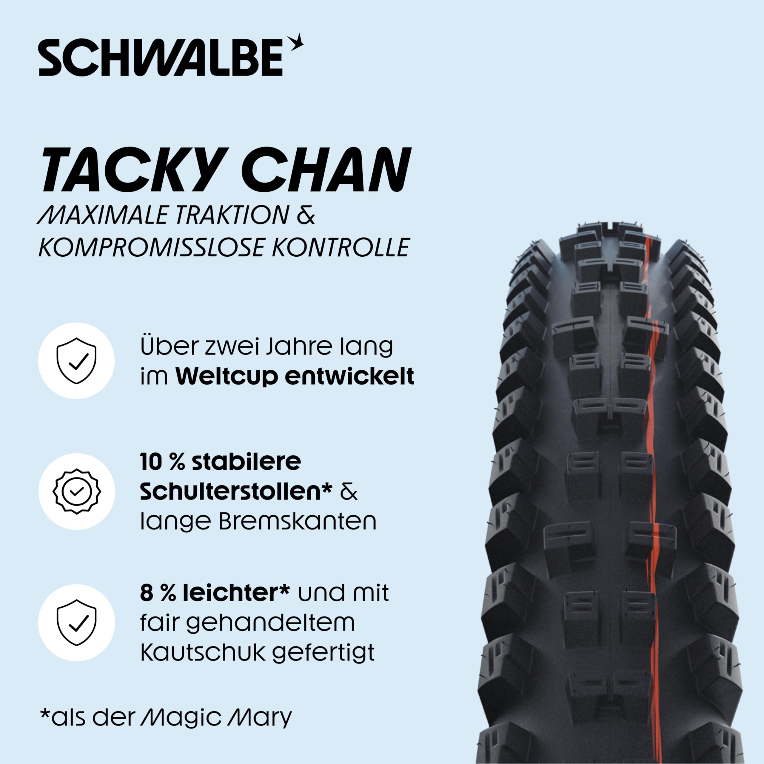 Amazon | シュワルベ(SCHWALBE)【正規品】タッキーチェン 27.5x2.40