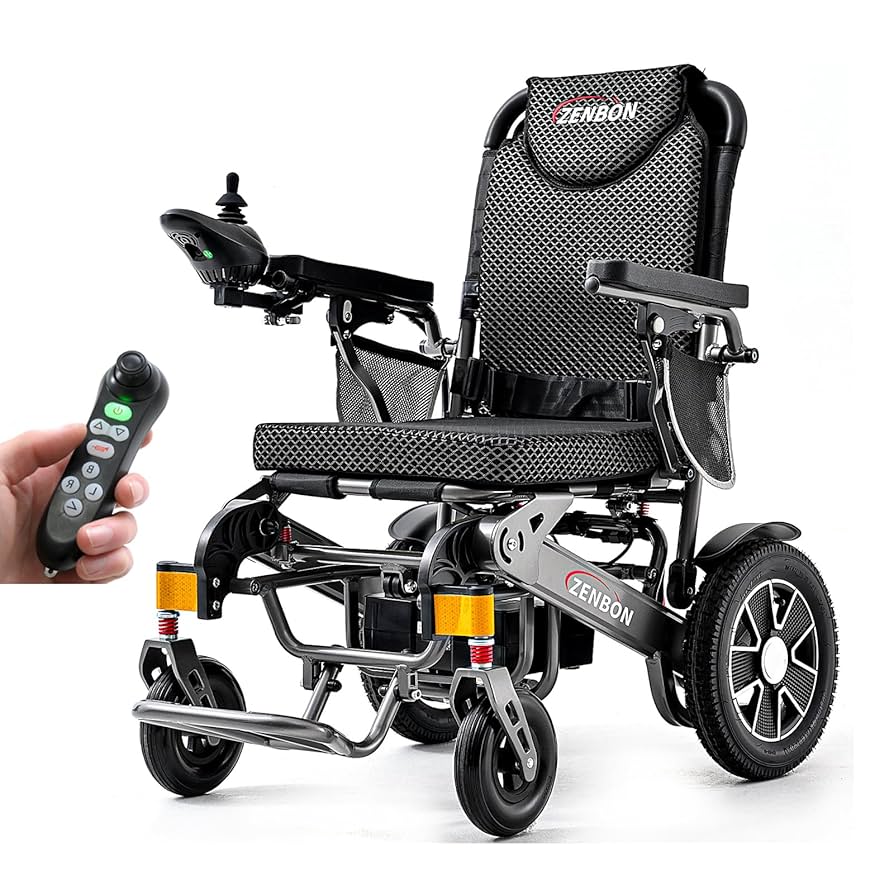 折りたたみ電動車椅子 Amazon | Care-Parents 電動車いす 折りたたみ 電磁自動ブレーキ