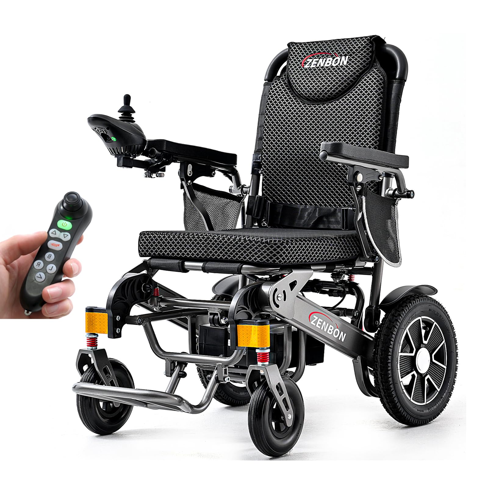 Amazon | ZENBON 車椅子 電動 電動車いす 30km長距離走行 軽量 折畳み