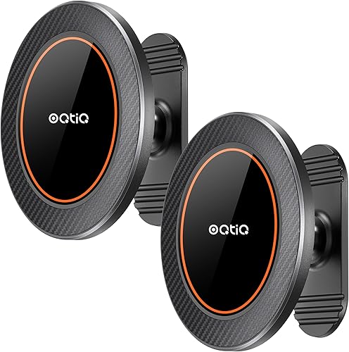 Miniatura 9 de OQTIQ Soporte Magnético de Montaje Adhesivo para Superficie Diminuta del Tablero Delantero, Soporte Magnético para Coche con Sujetador, Diseñado