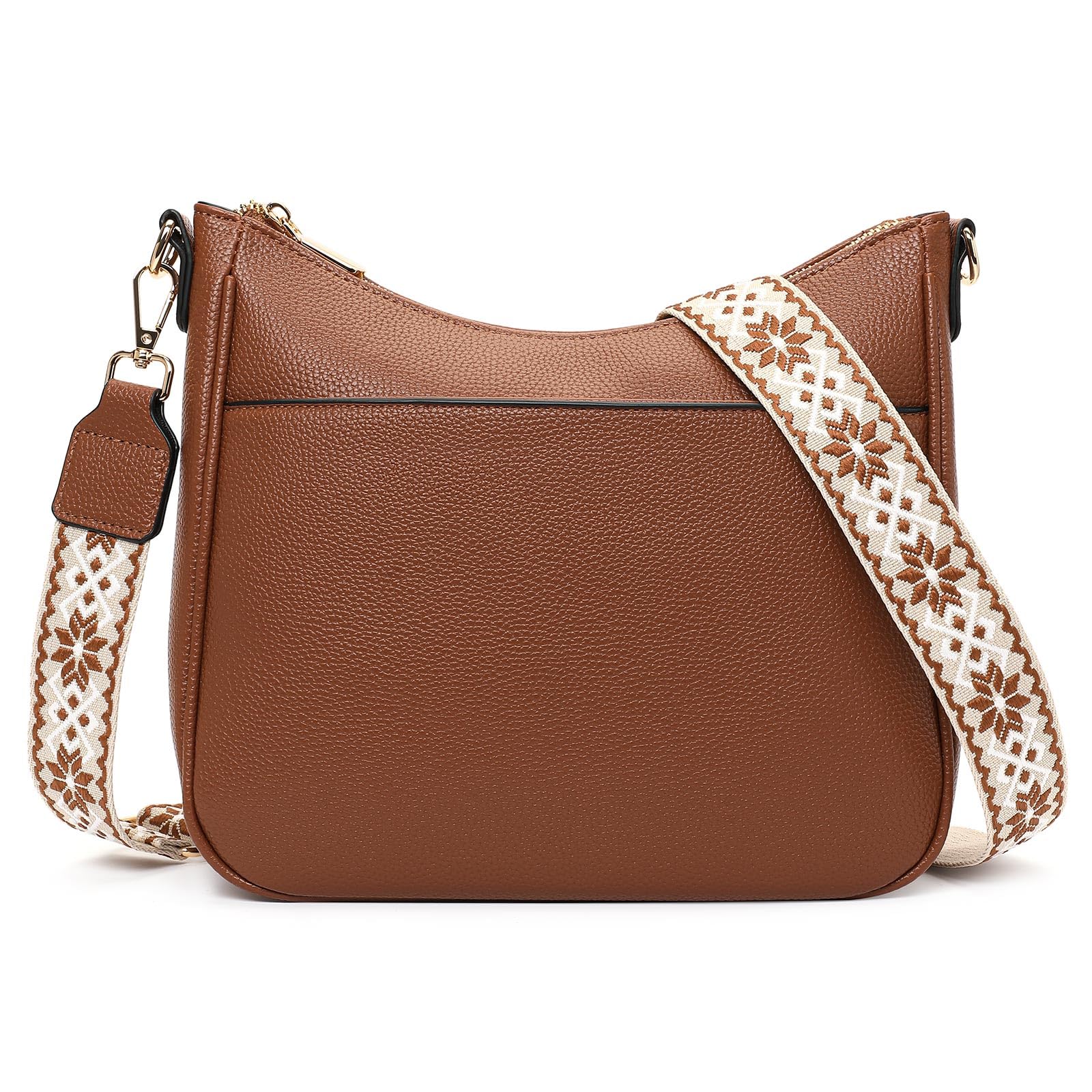FALAN MULE Leather Crossbody Bags for Women Trendy Hobo Purses Shoulder Handbags