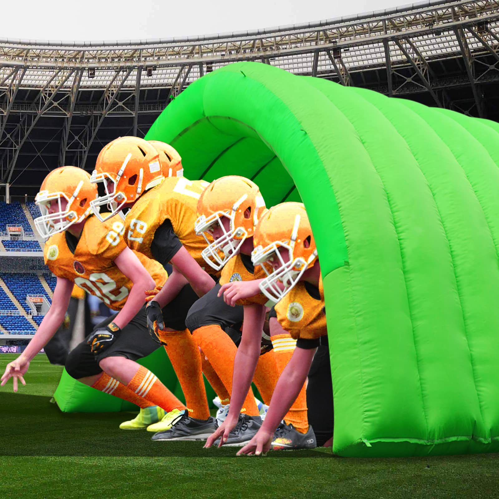 Amazon.co.jp: Xmaybang グリーン インフレータブル トンネル