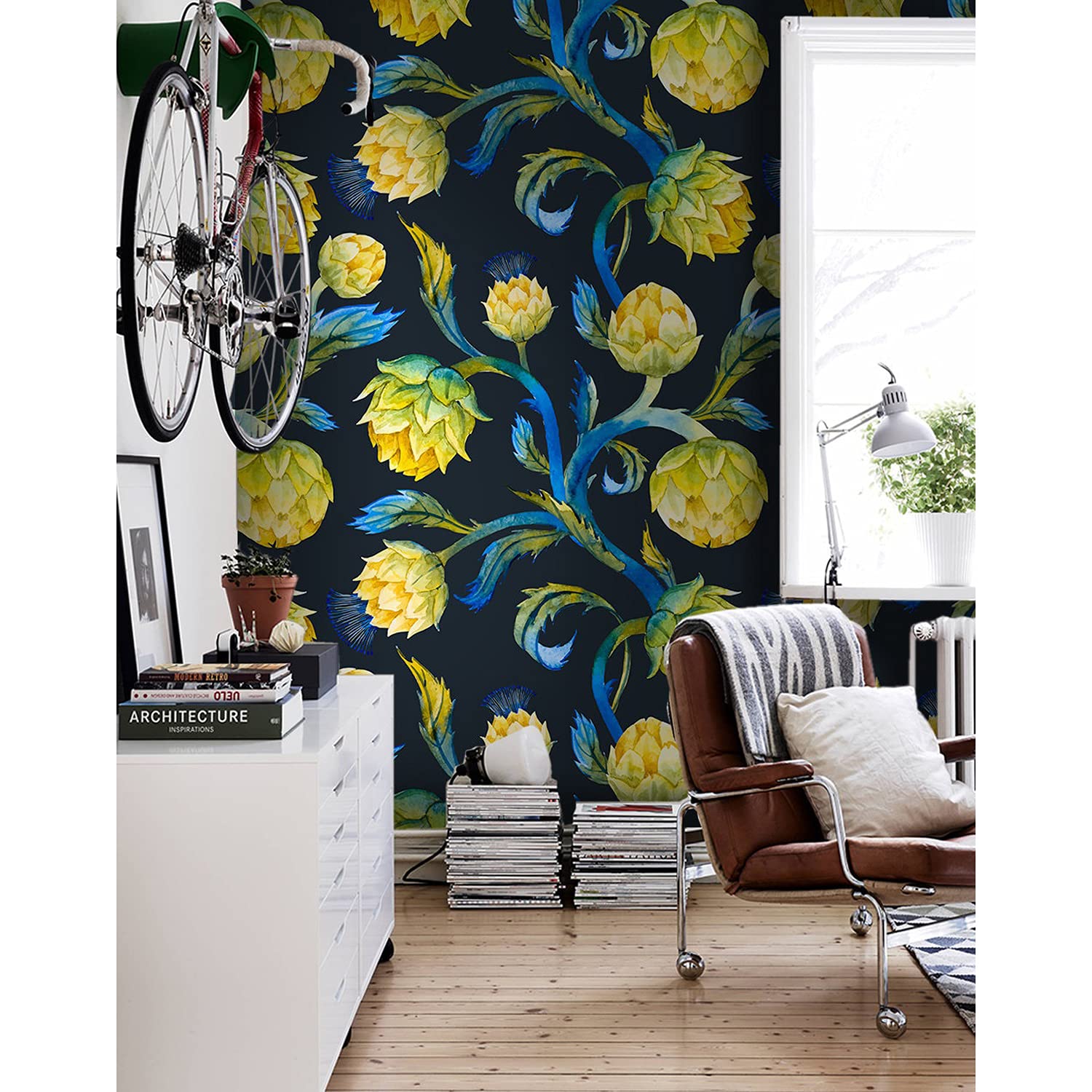 Papier Peint 250x104cm pour Masquer les Imperfections des Murs et Meubles Abîmés