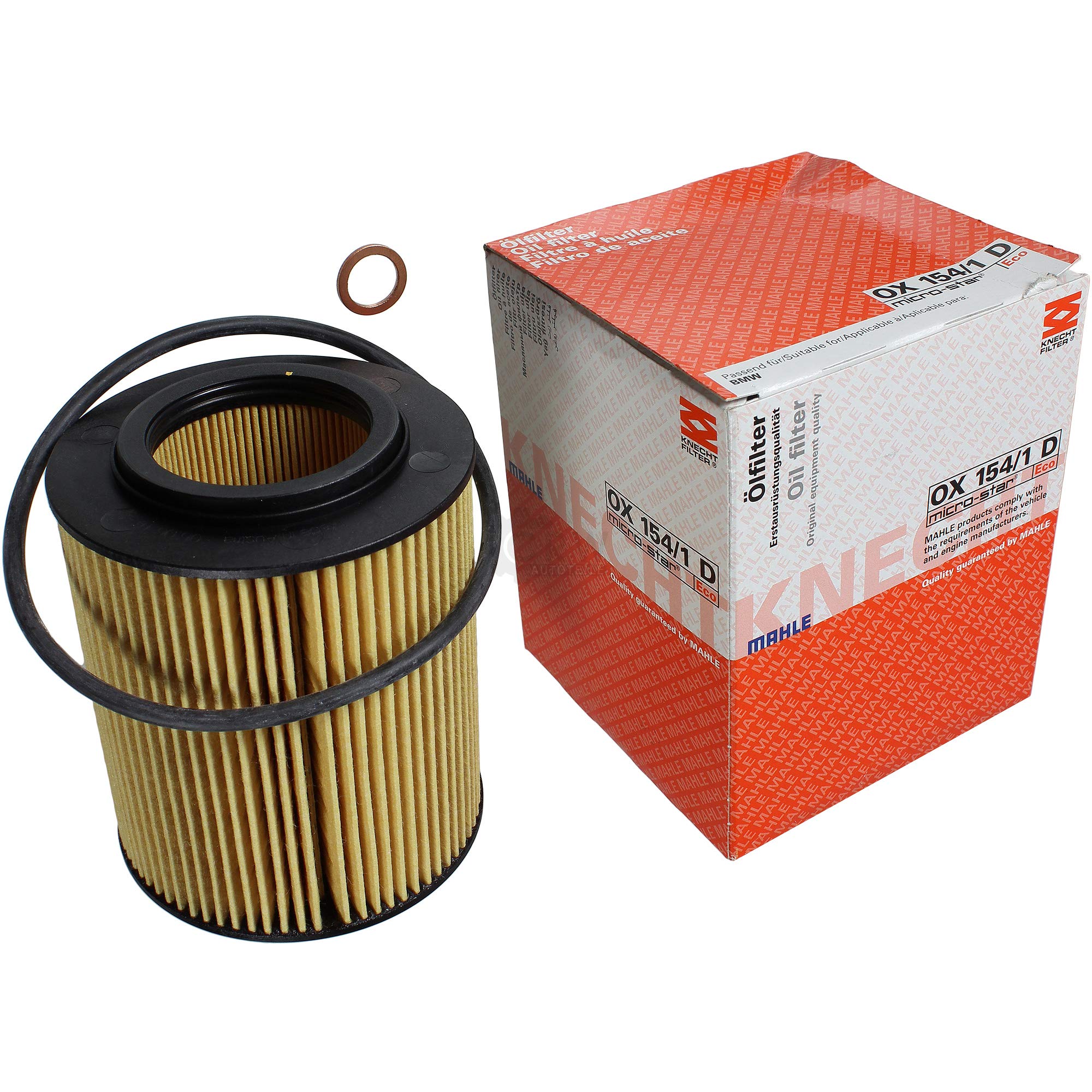 Paquete de inspección Kit de mantenimiento con filtro de aceite OX 154/1D, filtro de aire LX 343, filtro de combustible KL 66, tornillo de cierre
