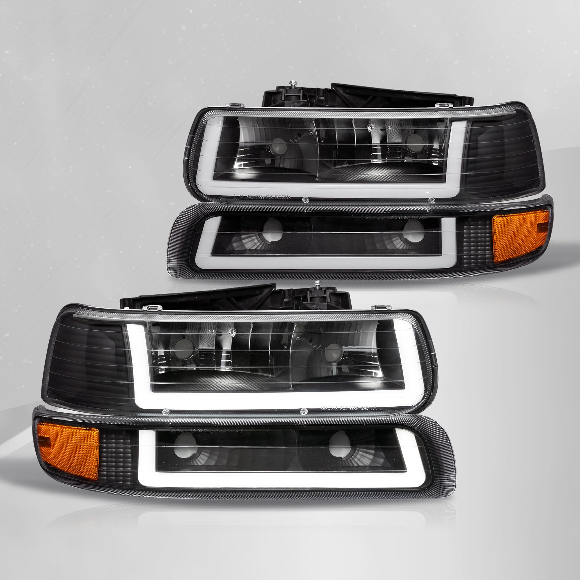 Amazon | AJP ディストリビューター LED DRL ヘッドライト ランプ