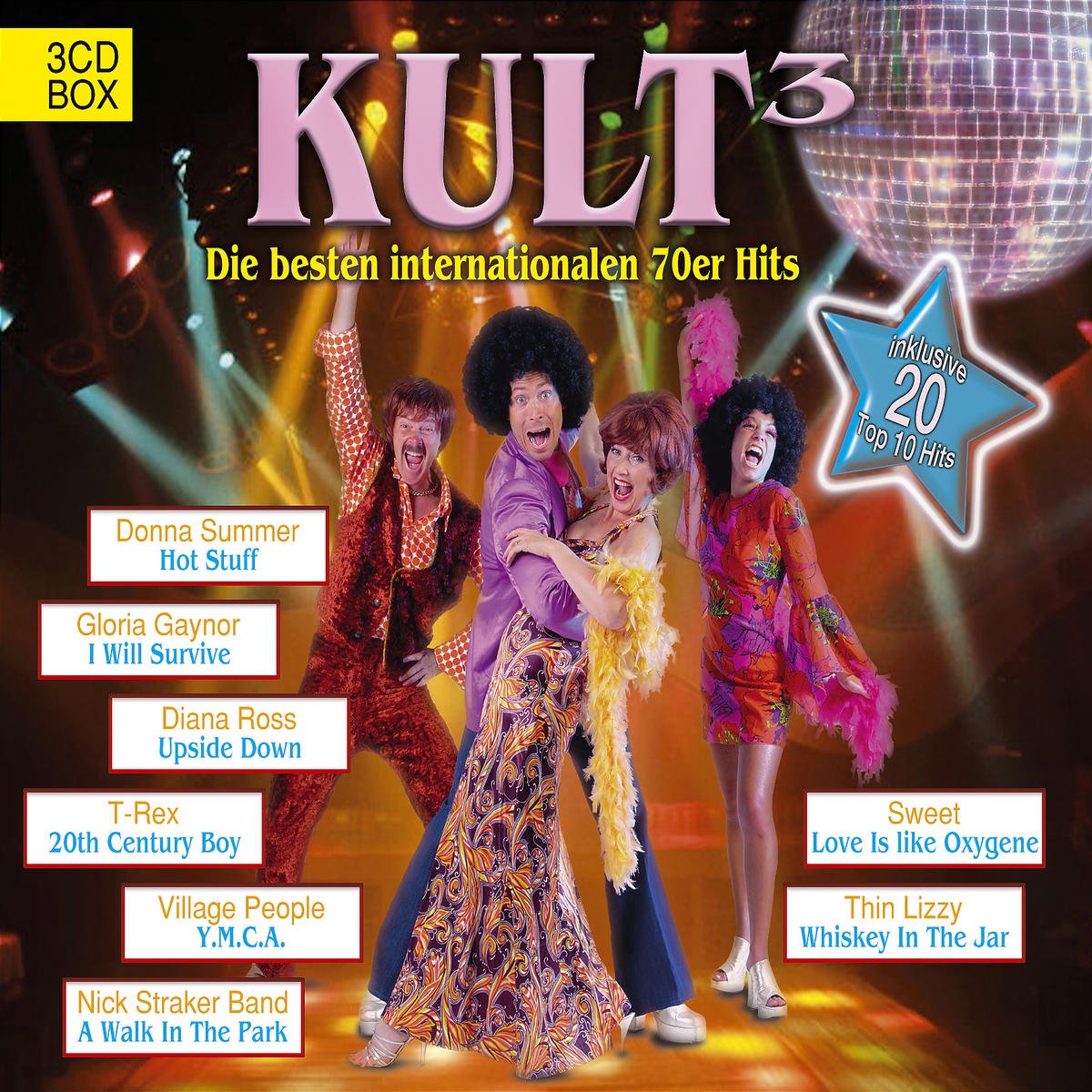 Kult3 - die Besten Internationalen 70er Hits