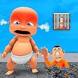 いたずらな赤ちゃん双子パパいたずらは究極の楽しみを見つける