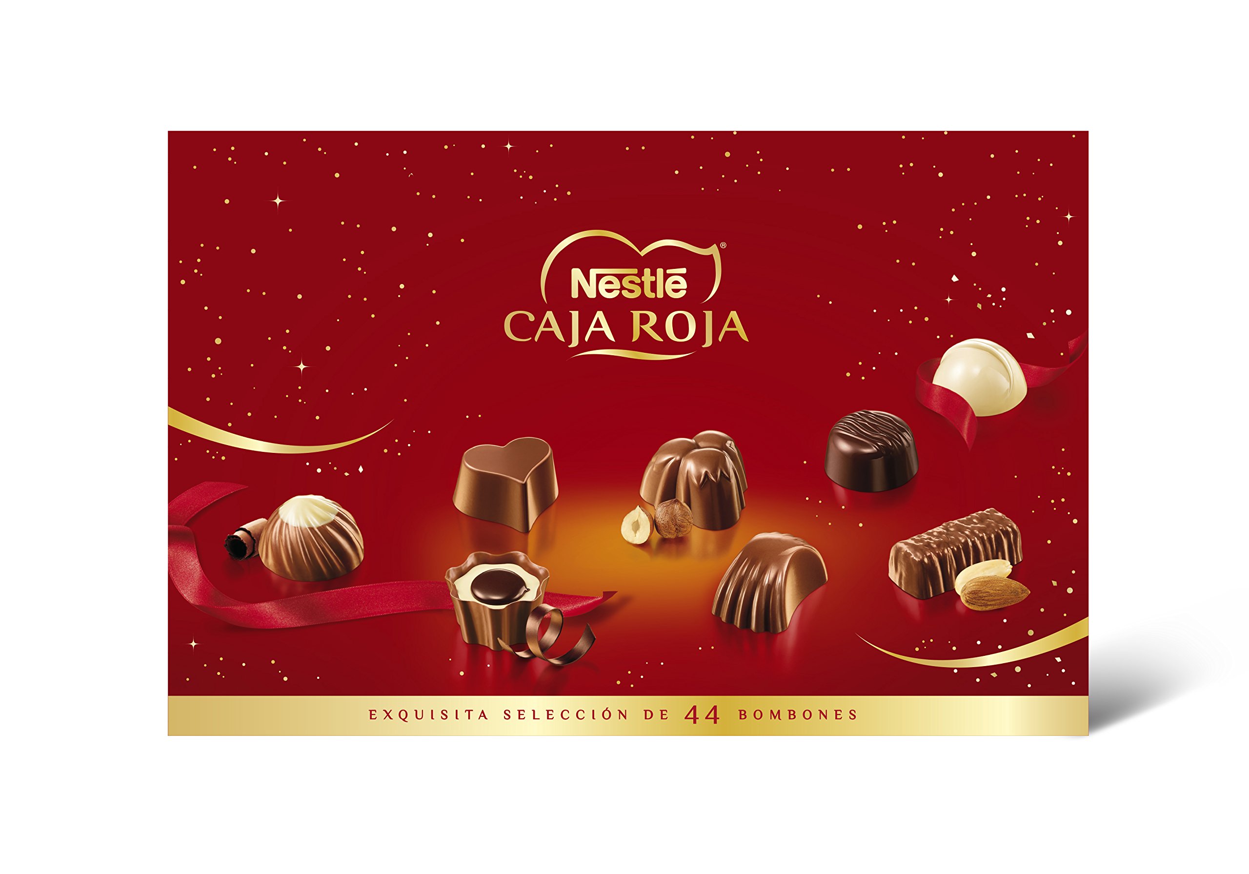 Nestlé Caja Roja Bombones de Chocolate, 400g (Paquete de 4)