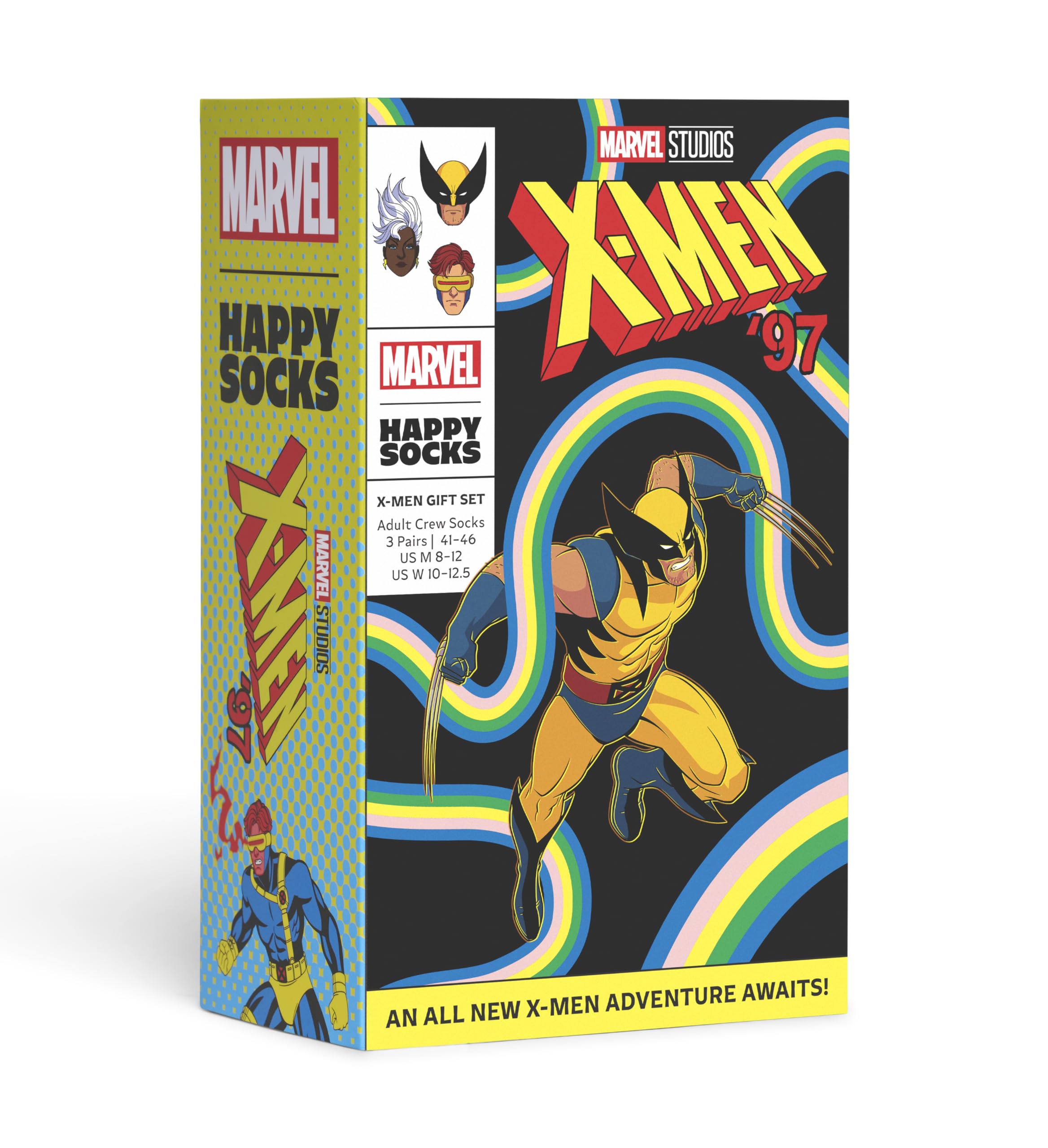 Happy Socks x Marvel™ Edition – Calzini in cotone in divertenti scatole regalo