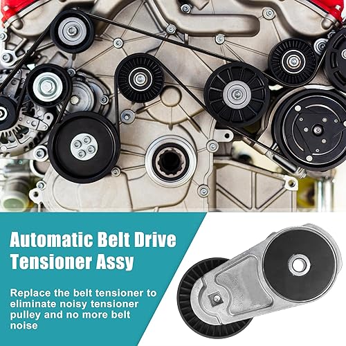 Miniatura 3 de X AUTOHAUX Conjunto automático de polea tensor de correa para Dodge Charger Journey para Ram 1500 C/V para Jeep para Chrysler 200 300 para VW NO.