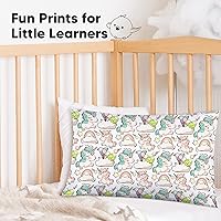 Vista 8 de KeaBabies Funda de almohada para niños pequeños de 13 x 18 pulgadas, funda de almohada de algodón orgánico para niños, niñas, funda de algodón suave