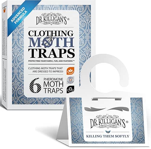 Dr. Killigan's Premium Double Potent Clothing Moth Traps with Pheromones