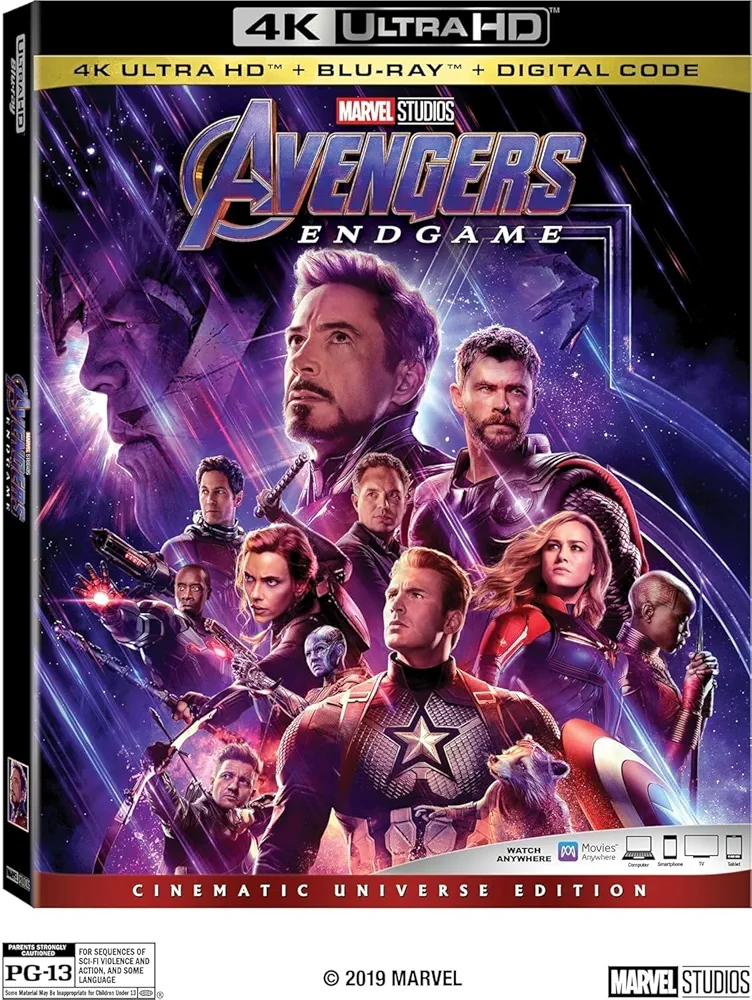 Amazon.com: AVENGERS: ENDGAME [Blu-ray] [4K UHD] : Scarlett