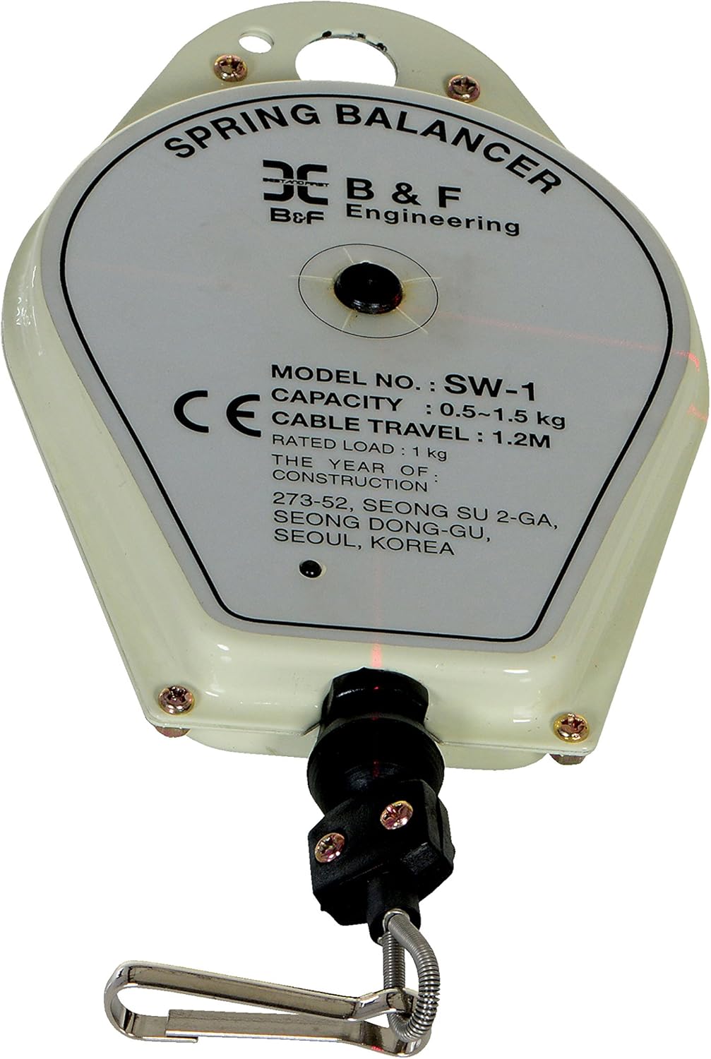 Vestil TBR-1 Plastic Tool Balancer 1 to 3 Lb. Black