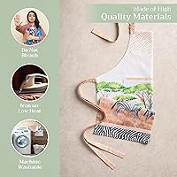 Vista 177 de Maison d' Hermine Delantal 100% de algodón para mujeres con bolsillo de cocina delantal de chef para hombres, decoración de Pascua