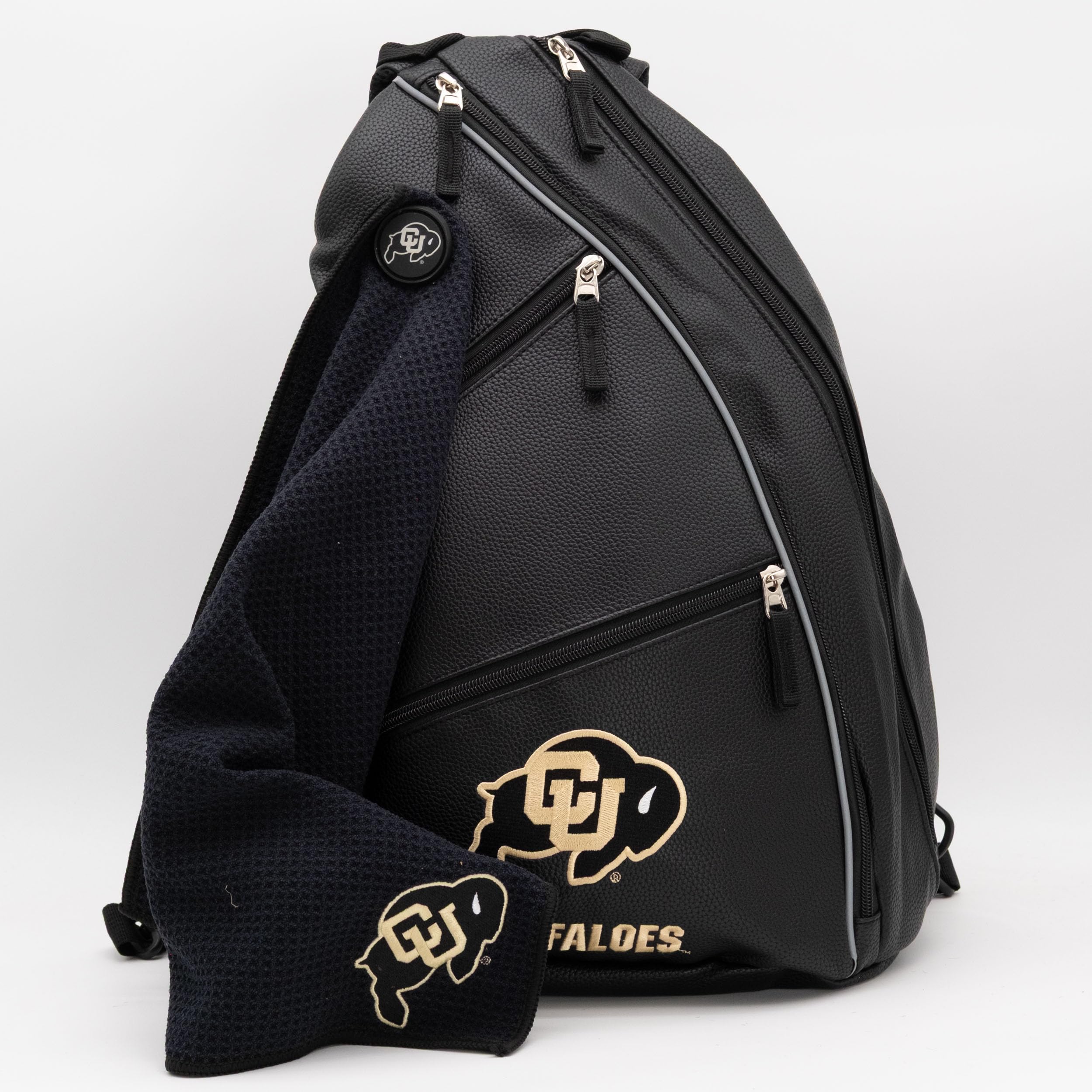 Team Golf Mochila de piel sintética, varios colores del equipo, grande