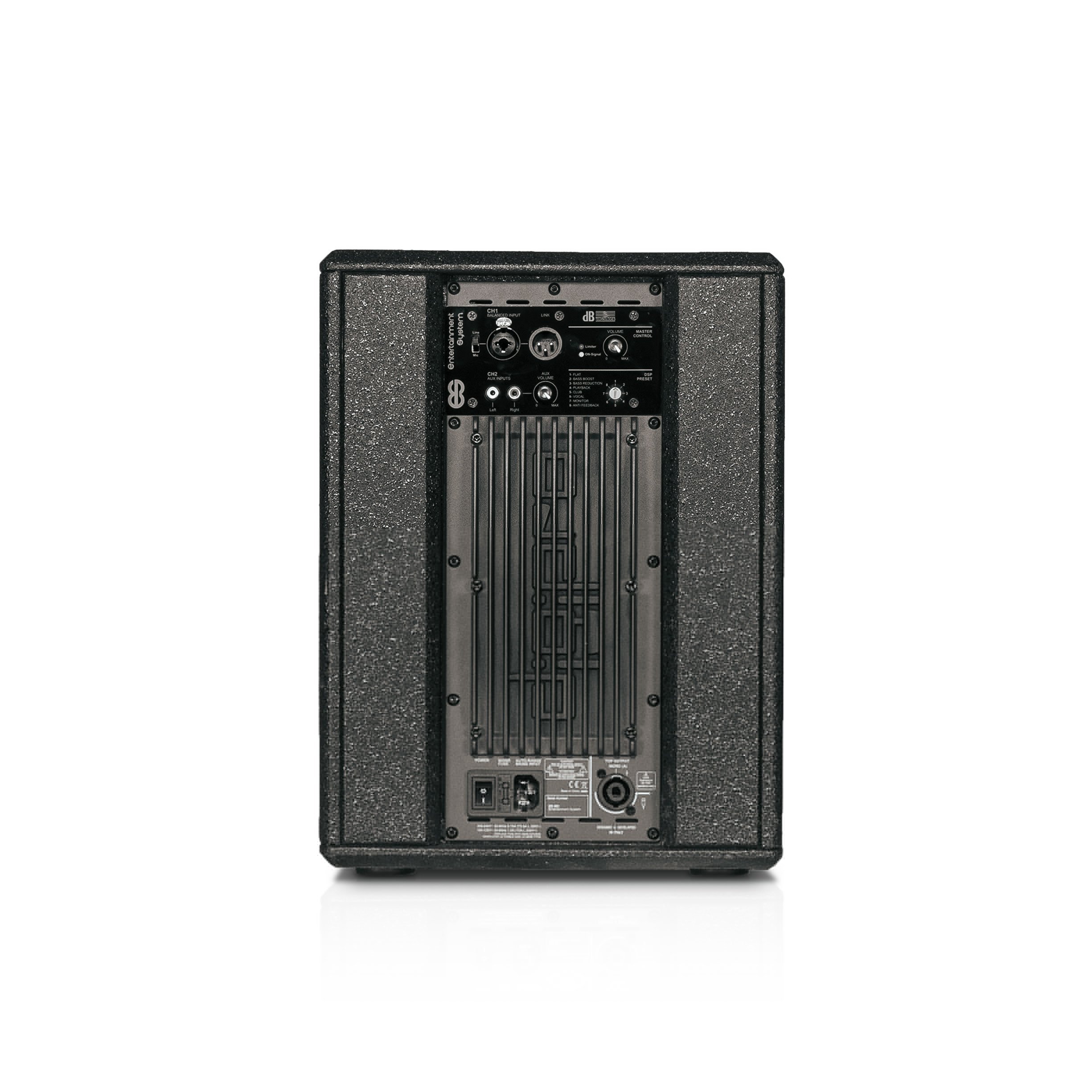 dBTechnologies ES 602 Sistema PA a colonna portatile bi-amplificato con subwoofer da 10"