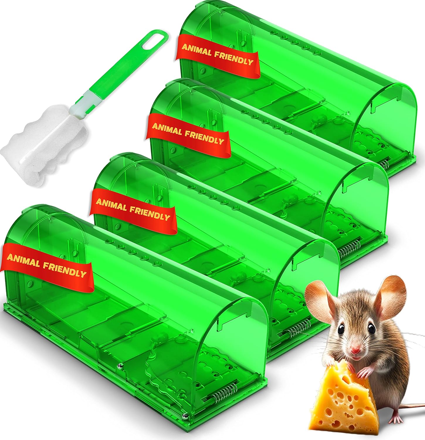 Utopia Home Humane Mouse Traps Indoor for Home (Pack of 4