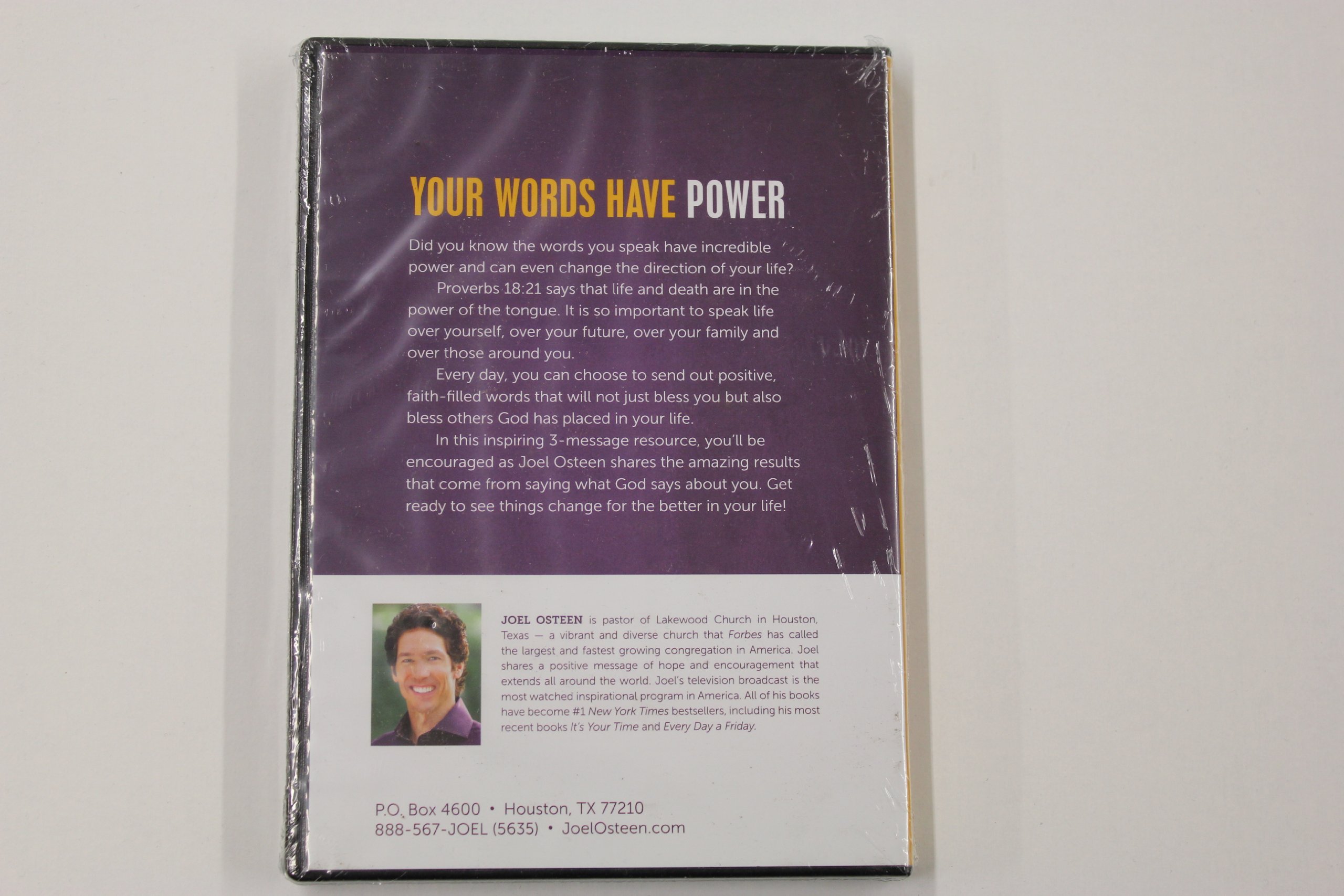 The Power of Your Words Cd Box Set - Joel Osteen