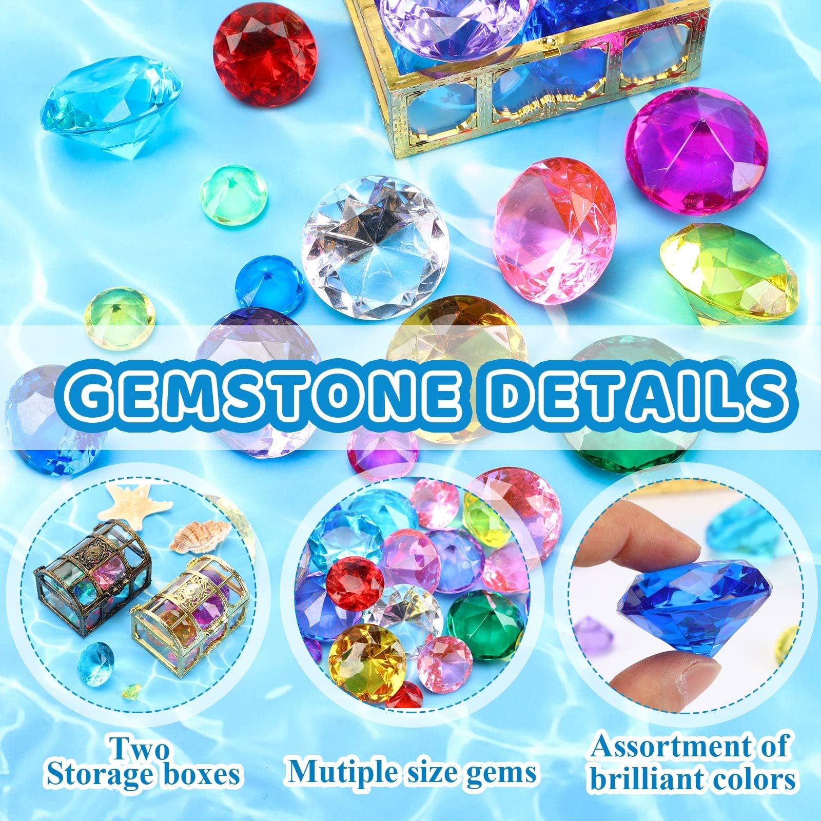 MARFOREVER 26Pcs Diving Gem Pool Toys - Image 3