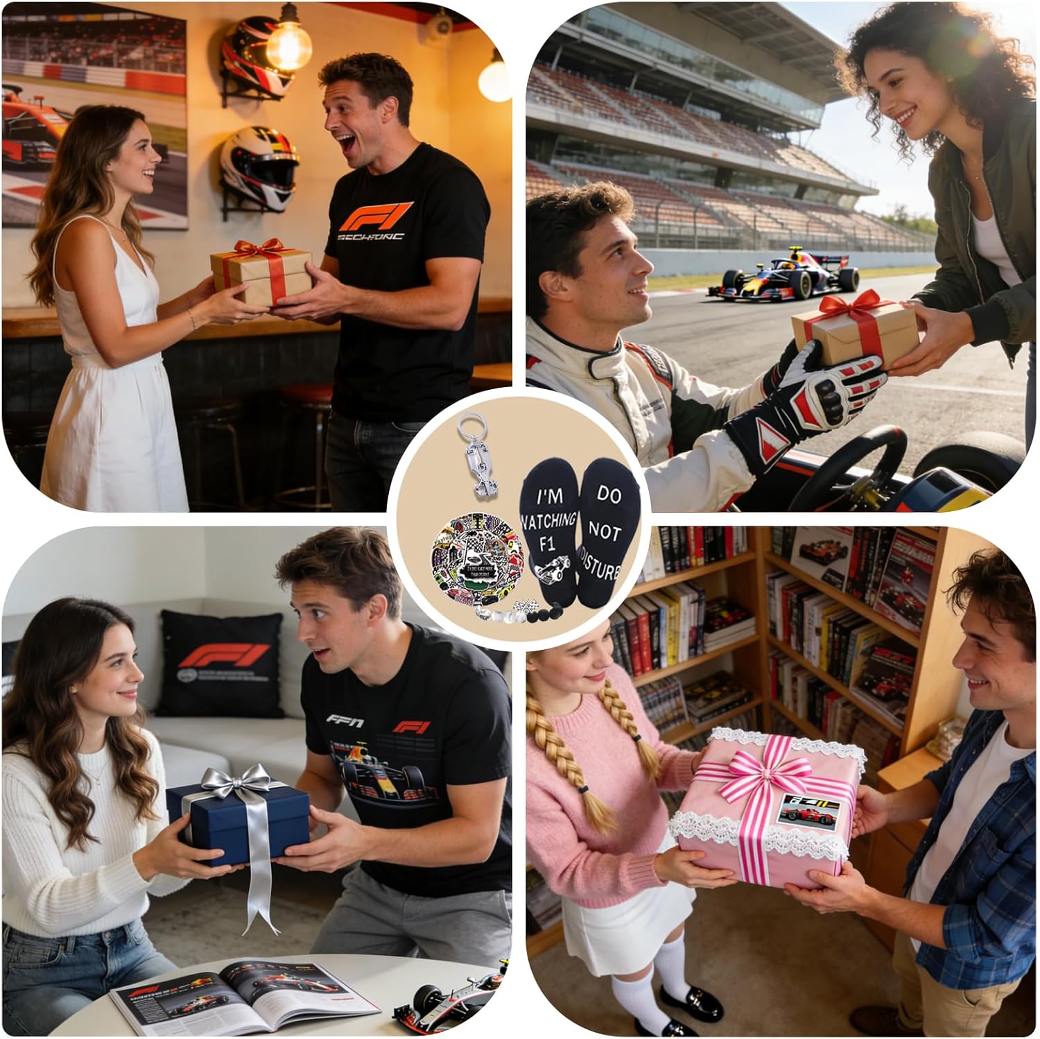 F1 Racing Merch Gifts Set – Racing Birthday Gift for Dad Husband Son Boyfriend Family - Image 7