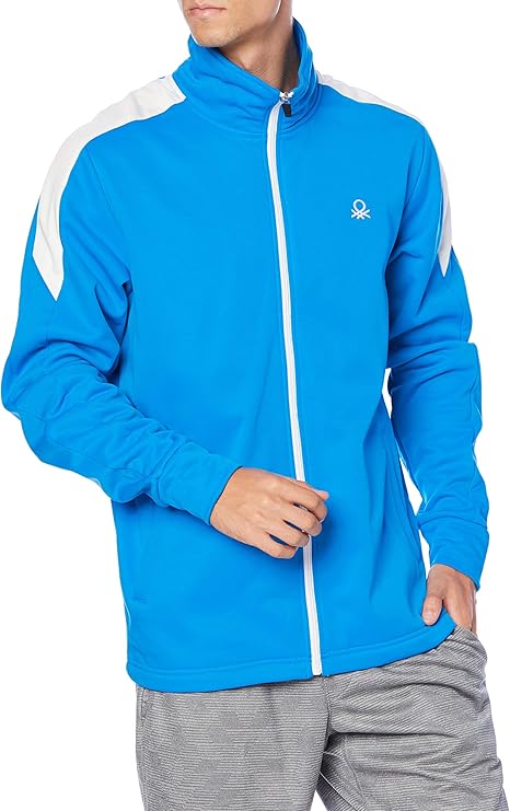 Amazon ベネトン ジャージジャケット メンズ Bl 日本 M 日本サイズm相当 コート ジャケット 通販