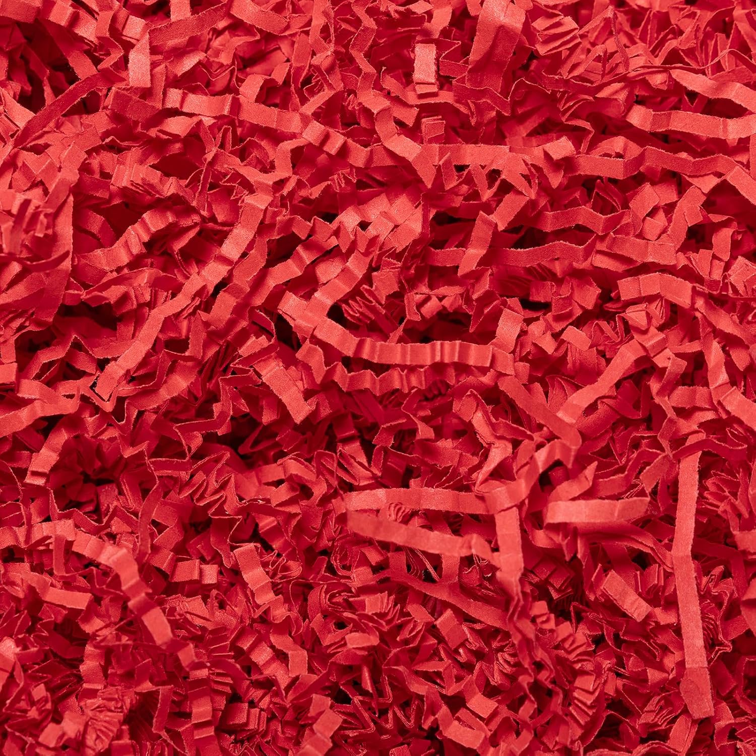 Mcfleet 1 LB Crinkle Cut Paper Shred Filler Red Crinkle