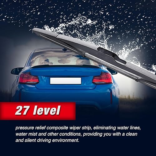 Miniatura 3 de Limpiaparabrisas trasero de 14 pulgadas de repuesto para Ford Edge 14-07 Transit Connect 18-14, MKX 15-07 XC60 17-12, Versa 12-07 y más