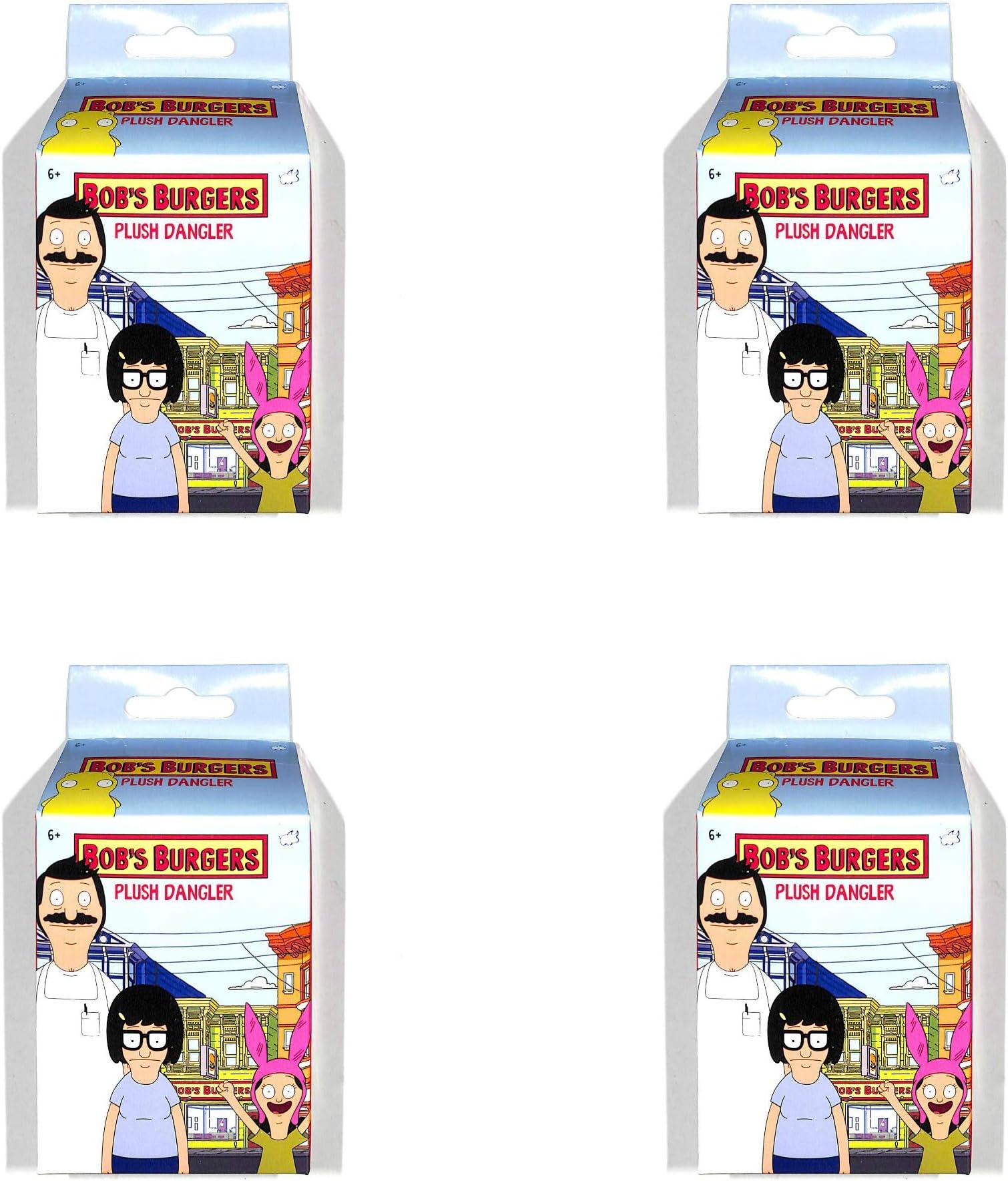 Bob's Burgers Plush Danglers 4 Blind Boxes