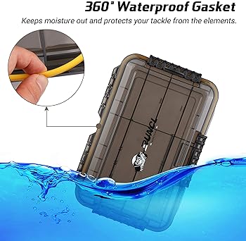 waterproof fishing tackle box