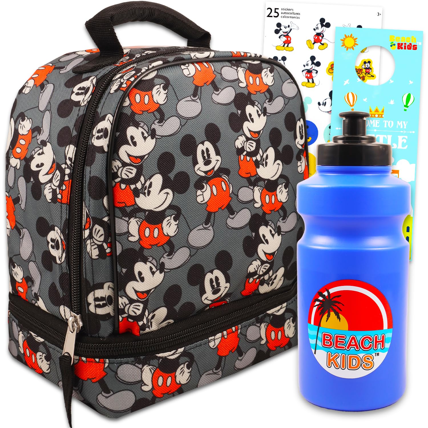 Amazon.com: Disney Mickey Mouse Lunch Box for Boys Set - Bundle
