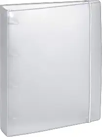 Acrimet Fichário Universitário 4 Argolas A4, Cor Cristal, 804.3
