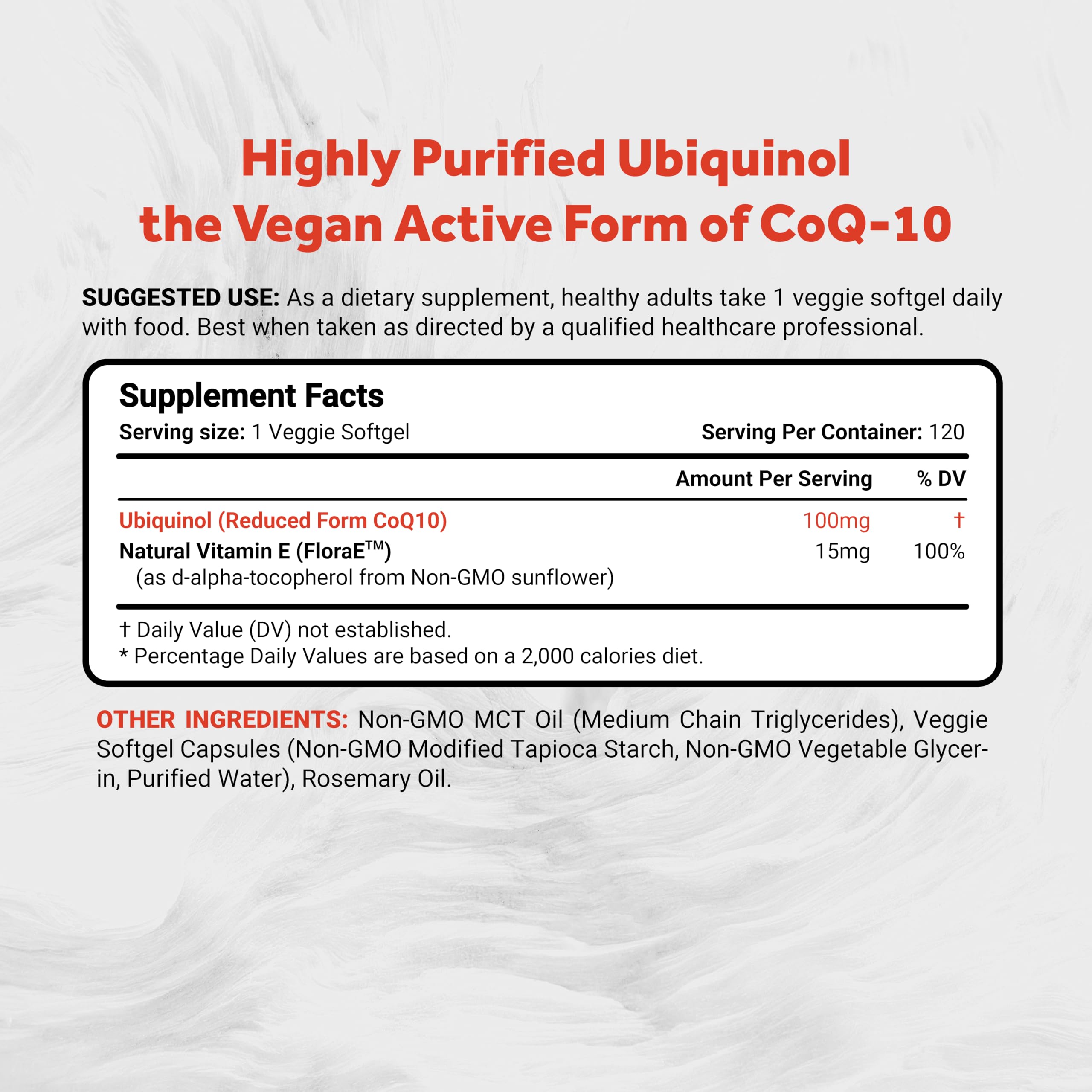 Naturalis Ubiquinol 100mg 120 Softgels | Active CoQ10 for Better Absorption — Amazon image 2